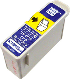 エコリカ!インクカートリッジEPSONエプソン互換製品!エコリカ型番【ECI-E05B】対応純正品【IC1BK05】カラー【ブラック】