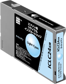 エコリカ!インクカートリッジEPSONエプソン互換製品!エコリカ型番【ECI-E24LC】対応純正品【ICLC24】カラー【ライトシアン】