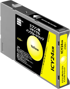 エコリカ!インクカートリッジEPSONエプソン互換製品!エコリカ型番【ECI-E24Y】対応純正品【ICY24】カラー【イエロー】