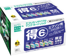 エコリカ!インクカートリッジEPSONエプソン【ECI-E356P/BOX】対応純正品【IC6CL35】カラー【6色パック（B/C/M/Y/LC/LM）】