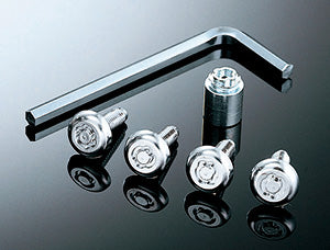 HONDAホンダFITフィットホンダ純正ナンバープレートロックボルトマックガード社製3本入セット／ボルト長：20mm【対応年式2014.12～次モデル】【desirdevivre】