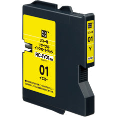 エコリカ!インクカートリッジRICOHリコー互換製品!エコリカ型番【ECI-RC01Y】対応純正品【RC-1Y01】カラー【イエロー】