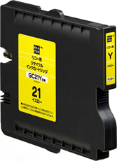エコリカ!インクカートリッジRICOHリコー互換製品!エコリカ型番【ECI-RC21Y】対応純正品【GC21Y】カラー【イエロー】